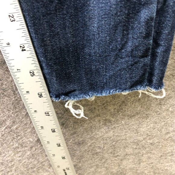 J. Jill Authentic Fit Slim Ankle Jeans Women 4 Blue Dark Wash Denim Cotton Blend - Picture 9 of 11